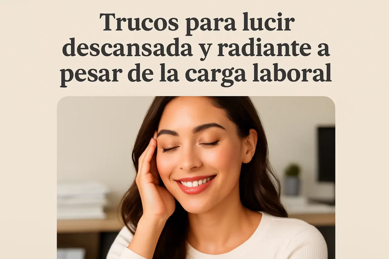 Trucos-para-lucir-descansada-y-radiante-a-pesar-de-la-carga-laboral - Sonajero.es Trucos para lucir descansada y radiante a pesar de la carga laboral