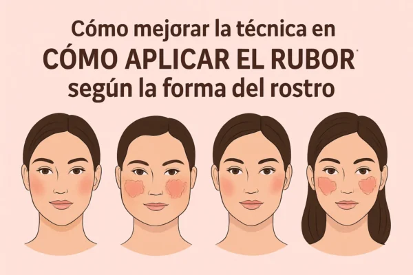 Cómo mejorar la técnica para aplicar el rubor según la forma del rostro: guía paso a paso