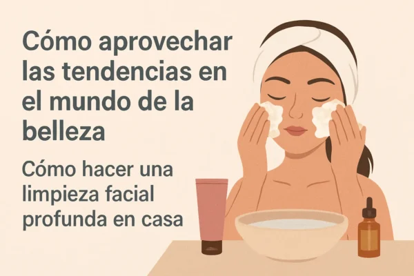 Cómo aprovechar las tendencias en el mundo de la belleza: guía para hacer una limpieza facial profunda en casa