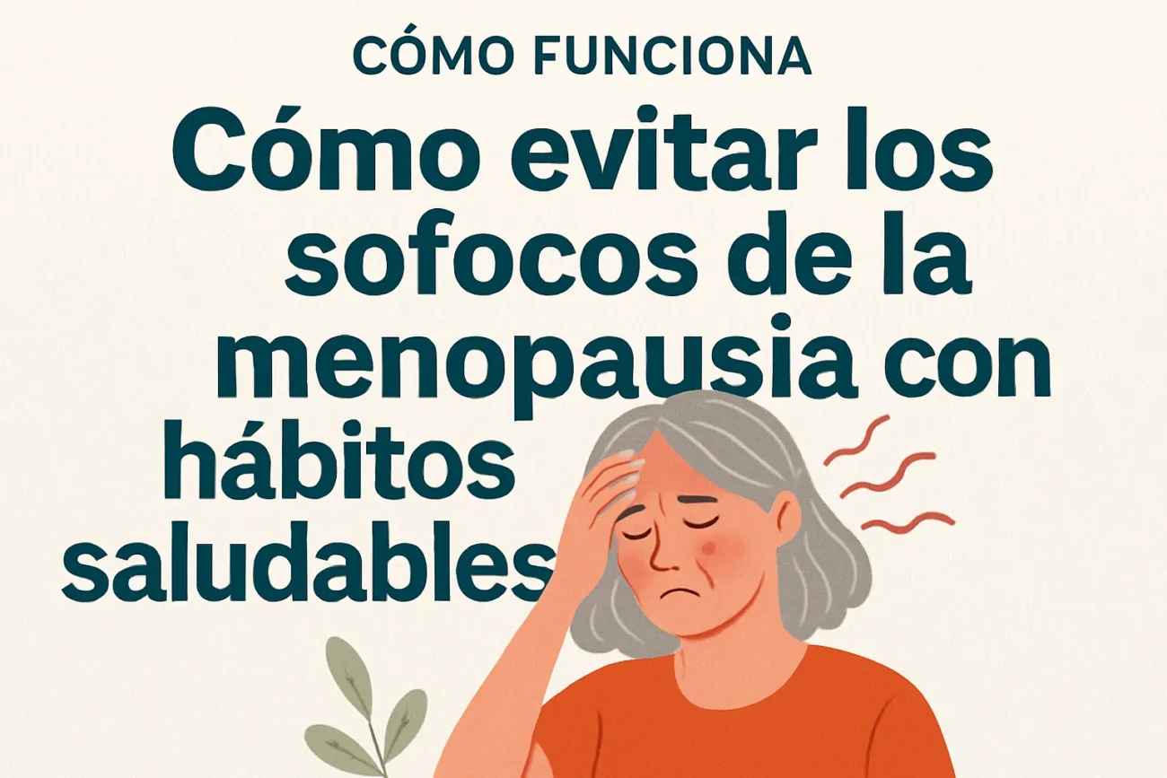 cómo funciona Cómo evitar los sofocos de la menopausia con hábitos saludables