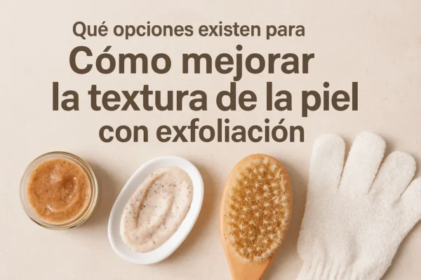 Cómo mejorar la textura de la piel con exfoliación: opciones efectivas y recomendadas