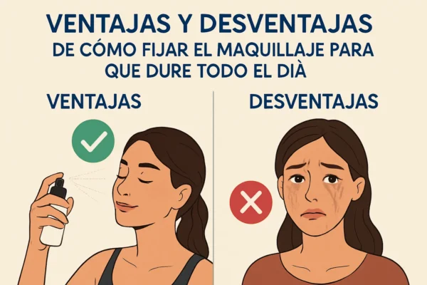 Ventajas y desventajas de cómo fijar el maquillaje para que dure todo el día: guía completa