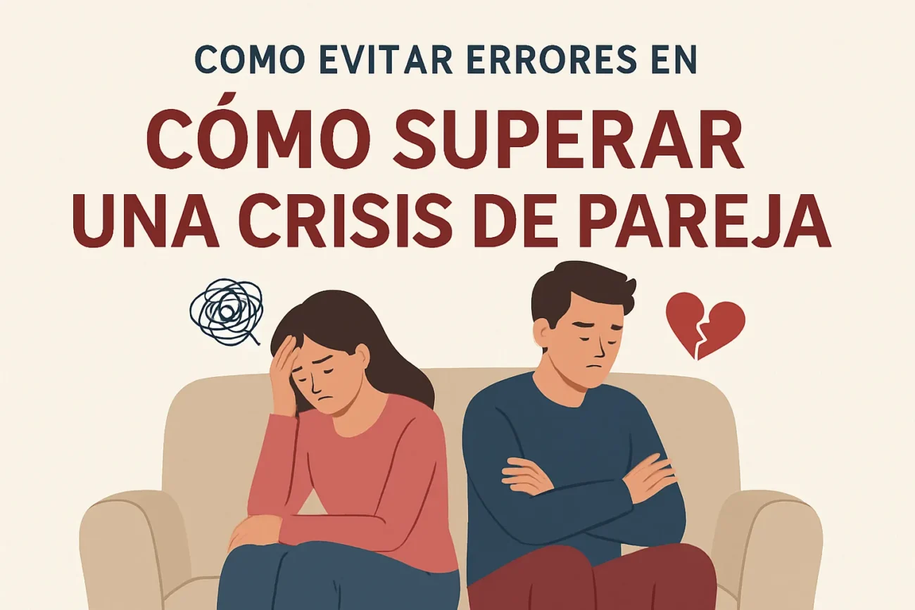 cómo evitar errores en Cómo superar una crisis de pareja
