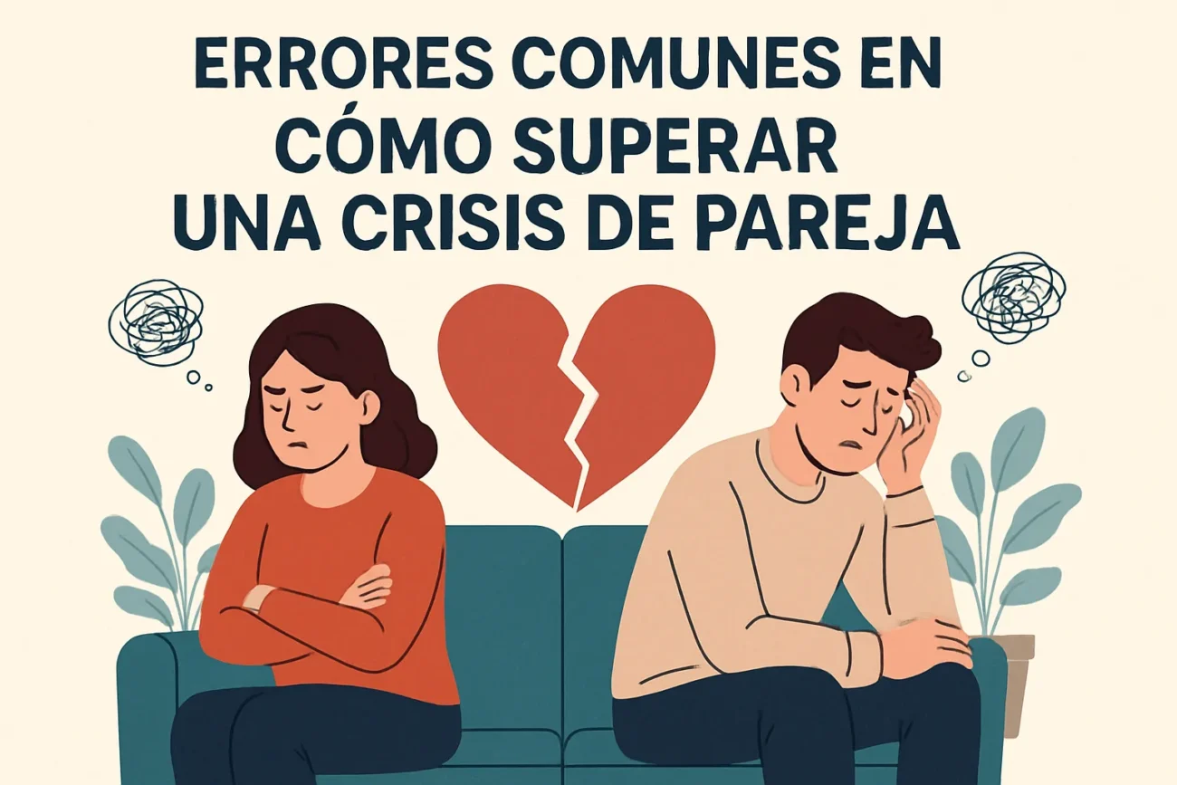 errores comunes en Cómo superar una crisis de pareja