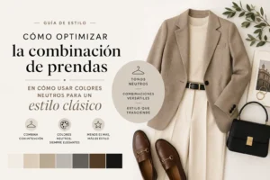 cómo optimizar la combinación de prendas en Cómo usar colores neutros para un estilo clásico