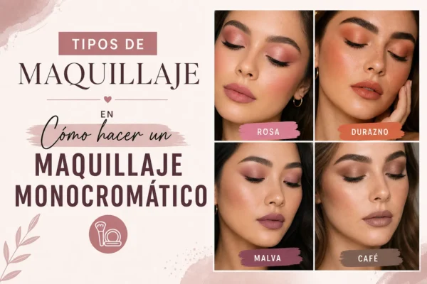 tipos de maquillaje en Cómo hacer un maquillaje monocromático