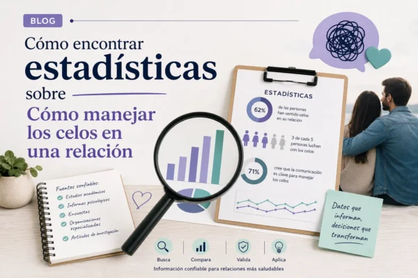 cómo encontrar estadísticas sobre Cómo manejar los celos en una relación
