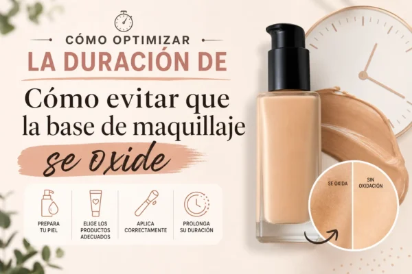 cómo optimizar la duración de Cómo evitar que la base de maquillaje se oxide