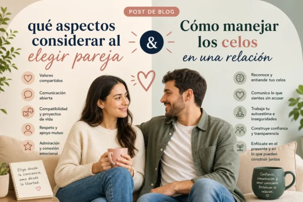 qué aspectos considerar al elegir pareja Cómo manejar los celos en una relación