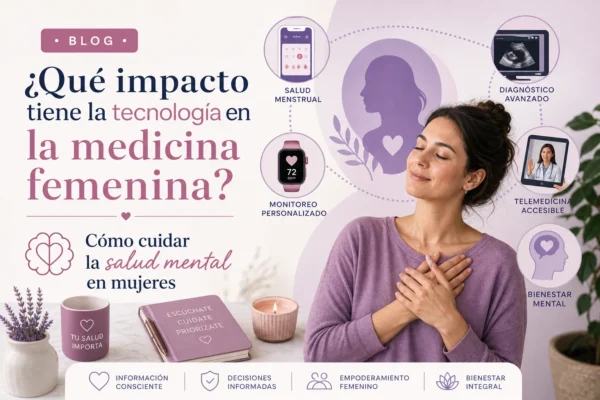 qué impacto tiene la tecnología en la medicina femenina Cómo cuidar la salud mental en mujeres
